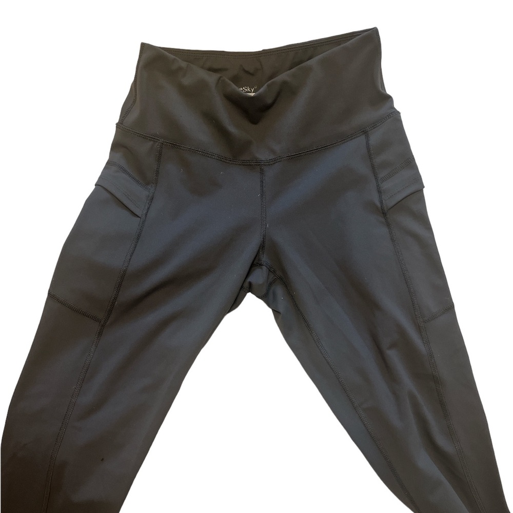 Grey athletic full length leggings